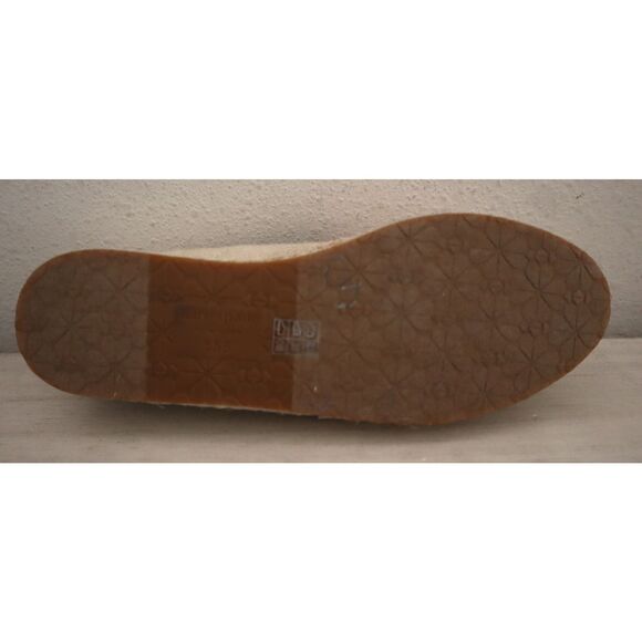 Kate Spade Women Sz 5.5B Pink Gwendolyn Scalloped Espadrille Leather Flats - Picture 10 of 14